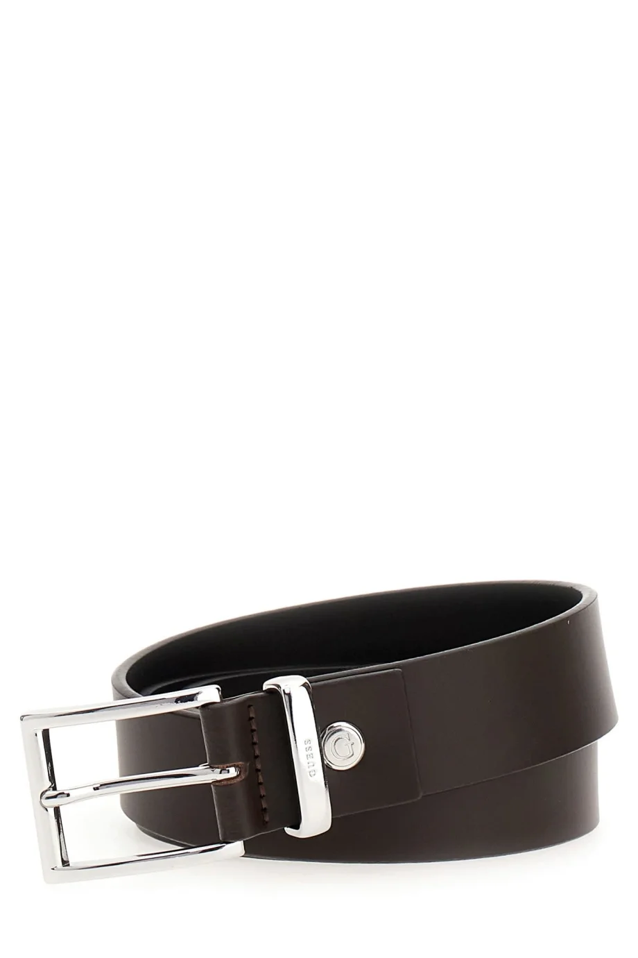 Guess Access Erkek Kahverengi Ayarlanabilir Deri Kemer BM7839P5430-DKB