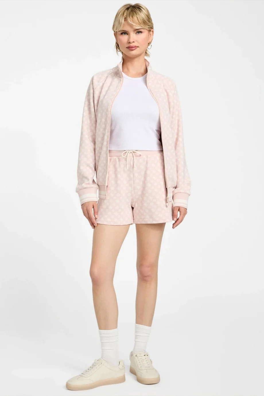 Guess Aggie Kadın Çok Renkli Aktif Scuba  Eşofman Üstü V5YQ03KB212-P6FO