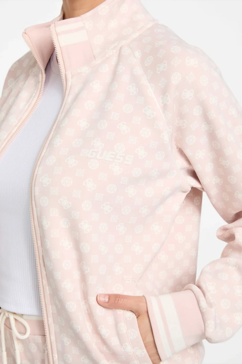 Guess Aggie Kadın Çok Renkli Aktif Scuba  Eşofman Üstü V5YQ03KB212-P6FO