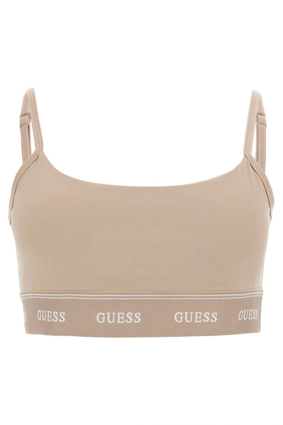 Guess Alba Aktif Çıkarılabilir Kaplı Spor Kadın Bej Büstiyer V5BP01K1942-A10L