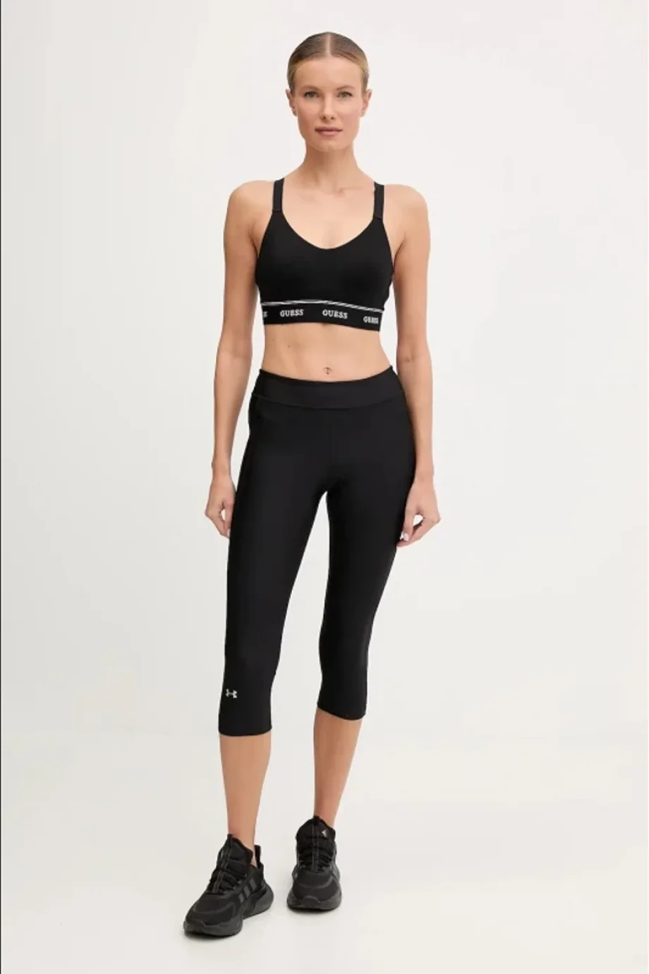 Guess Alba Kadın Siyah Aktif Spor Sütyeni V5BP02K1942-JBLK