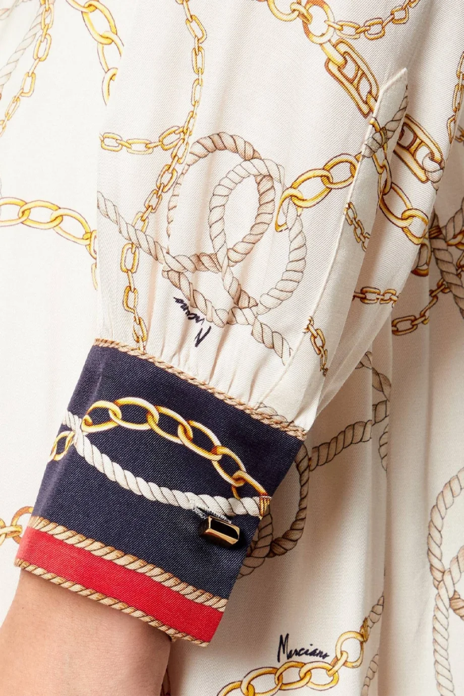 Guess Amanda Gömlek Yaka Kadın Çok Renkli Elbise 6RGK337439A-PM6Z