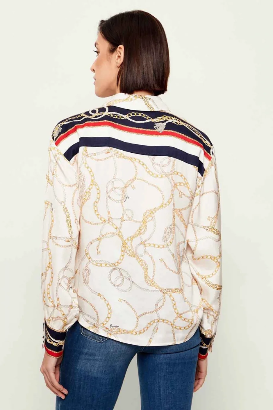 Guess Amanda Uzun Kollu Kadın Çok Renkli Gömlek 6RGH147439A-PM6Z