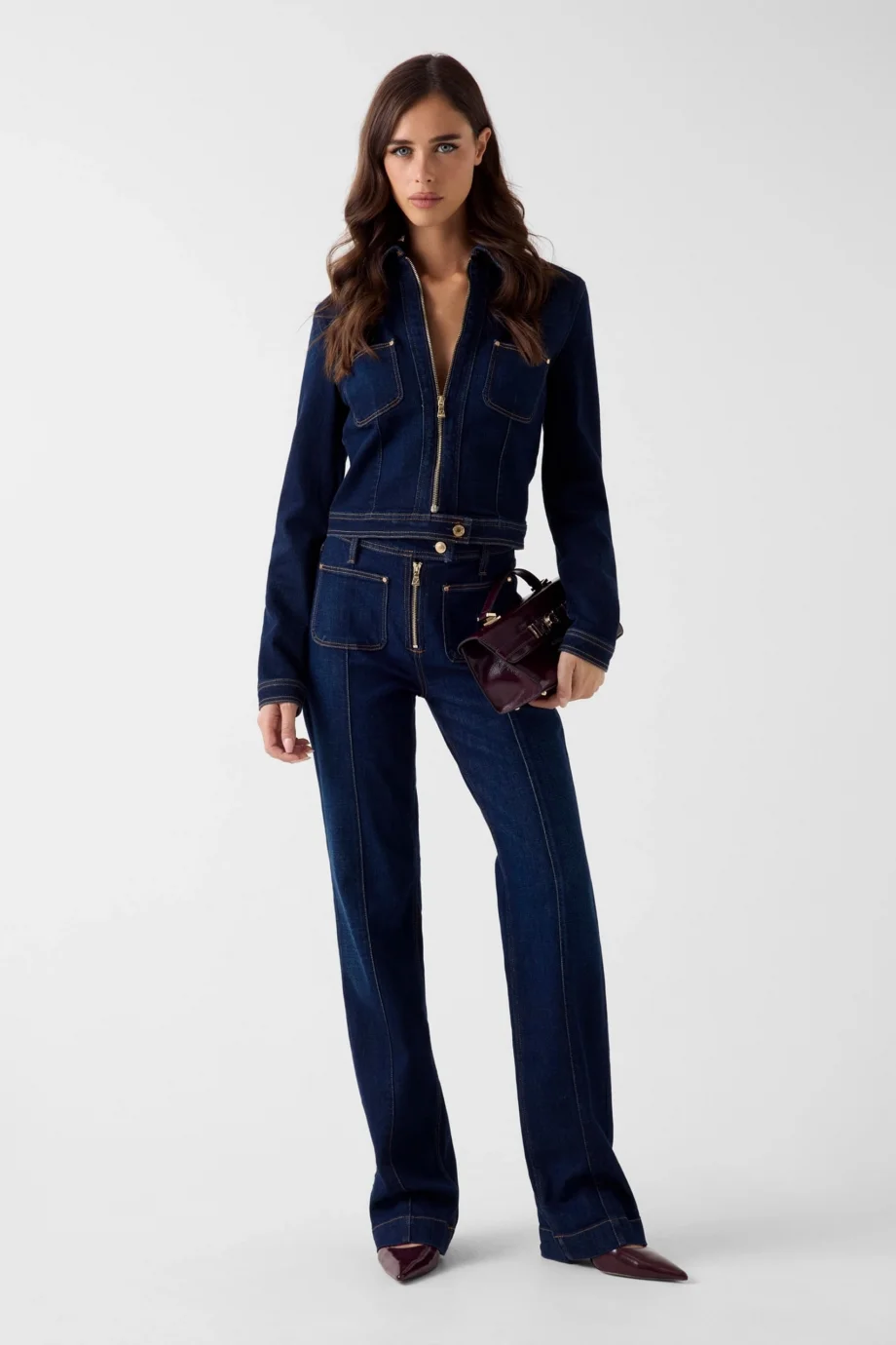 Guess Amelie Kadın Lacivert Ceket W6RN76D6881-BLJO