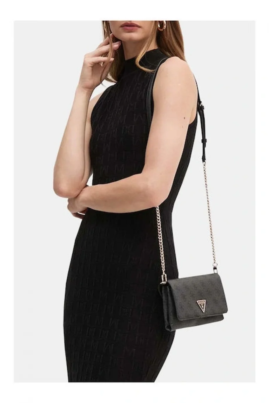 Guess Anadela Kadın Antrasit Omuz Çantası HWBG9672750-CLO