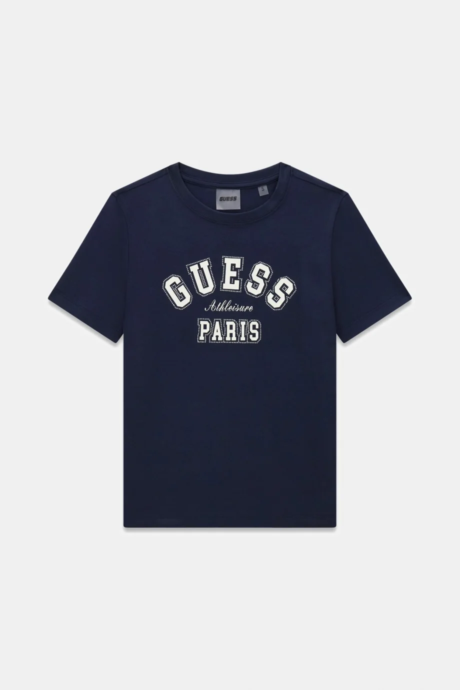 Guess Anita Bisiklet Yaka Kısa Kollu Kadın Lacivert T-shirt V6RI15J1314-G7F3