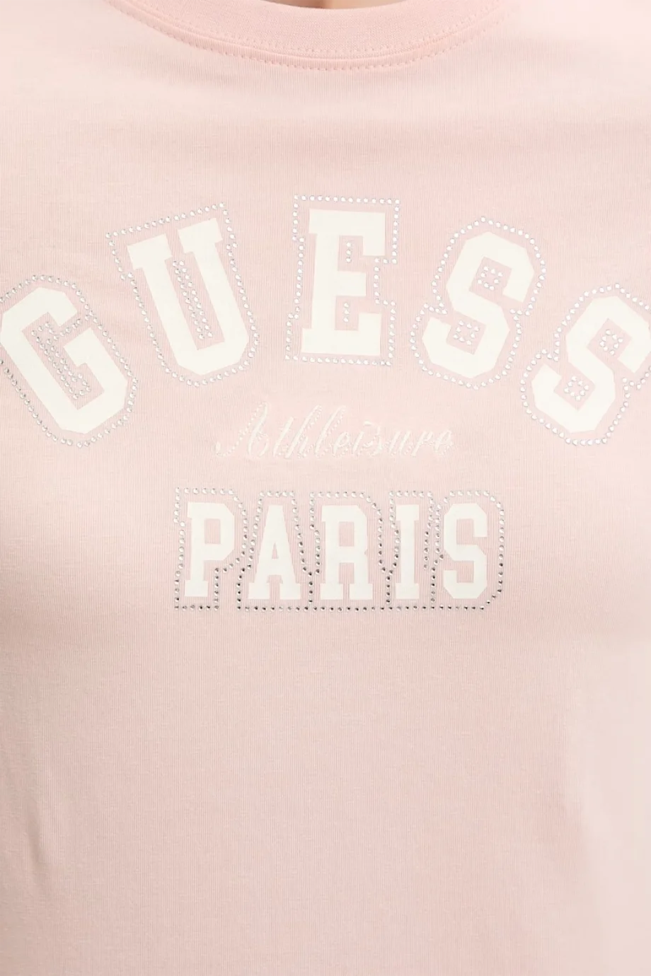 Guess Anita Bisiklet Yaka Kısa Kollu Kadın Pembe T-shirt V6RI15J1314-G66E