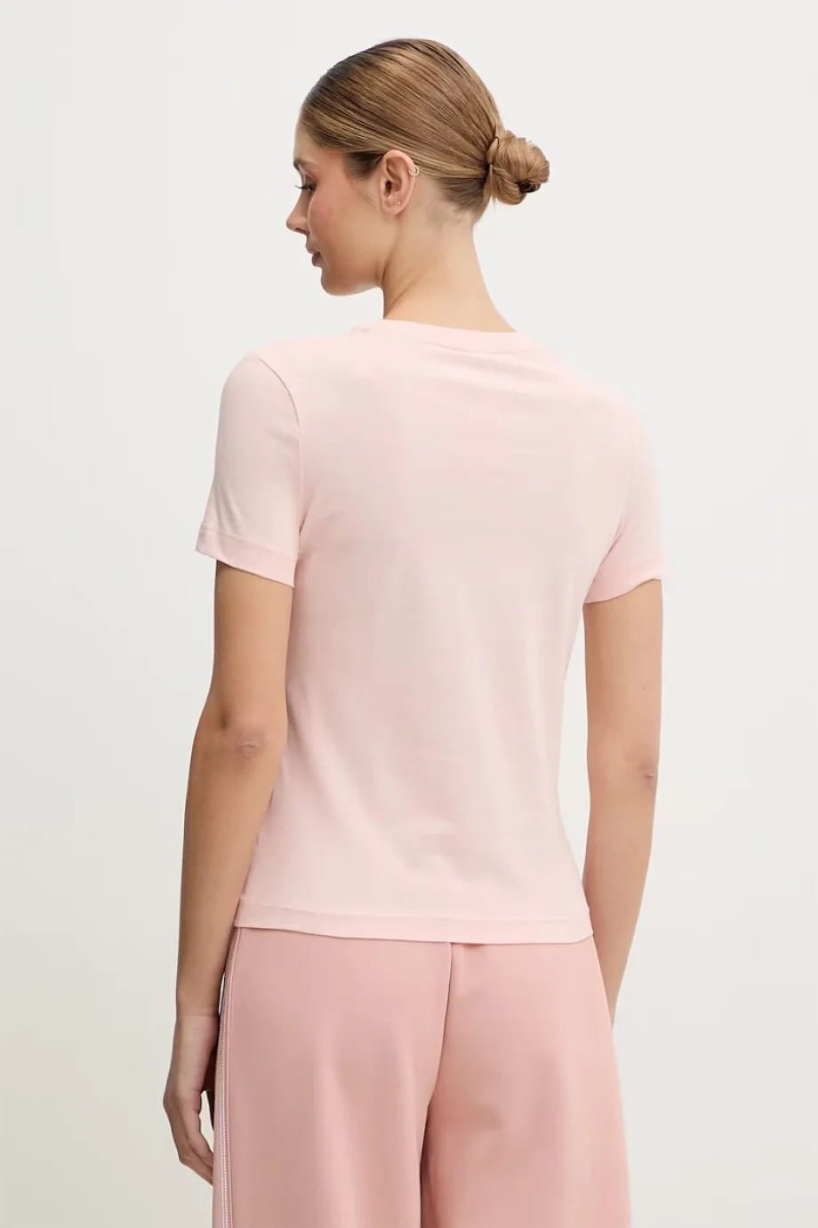 Guess Anita Bisiklet Yaka Kısa Kollu Kadın Pembe T-shirt V6RI15J1314-G66E