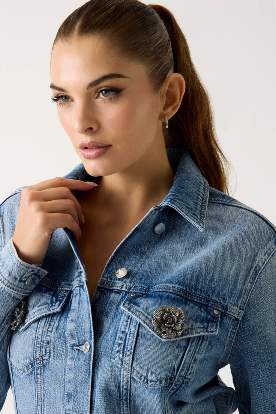 Guess Anna Boyfriend Kadın Pembe Ceket W6RN73D6833-RSP3