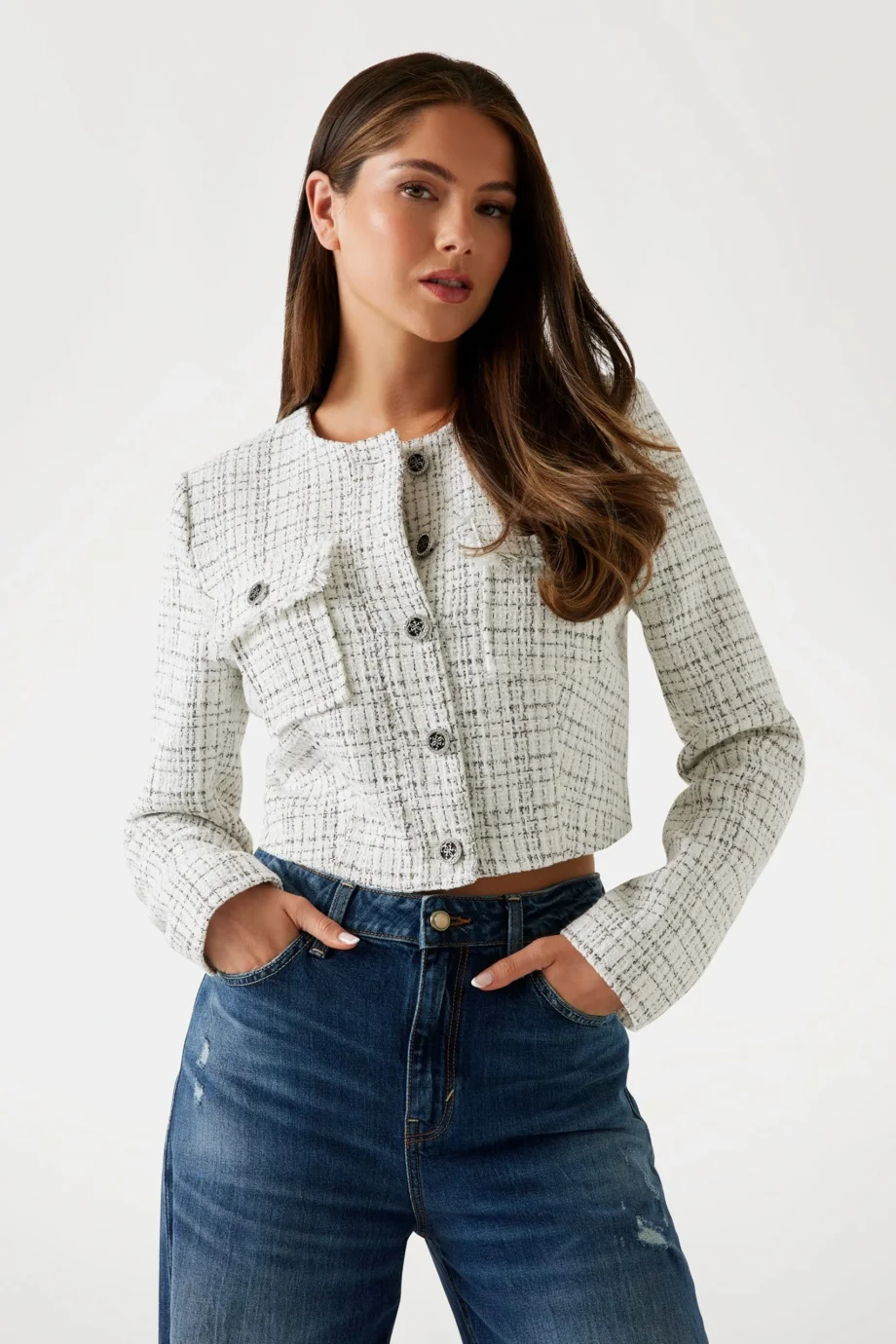 Guess Annamaria Kadın Mavi Ceket W5YN44WHDB2-F0LL