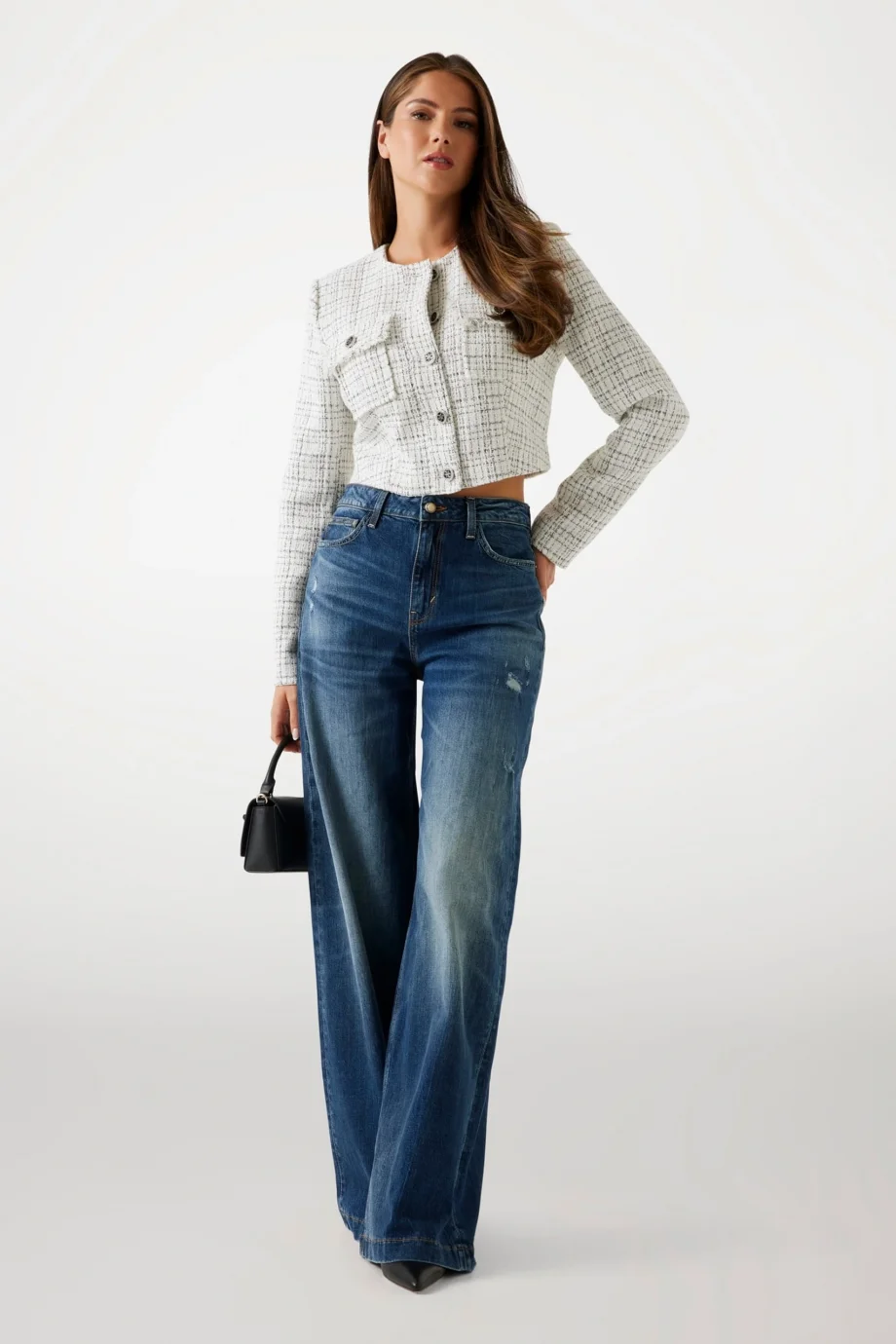 Guess Annamaria Kadın Mavi Ceket W5YN44WHDB2-F0LL