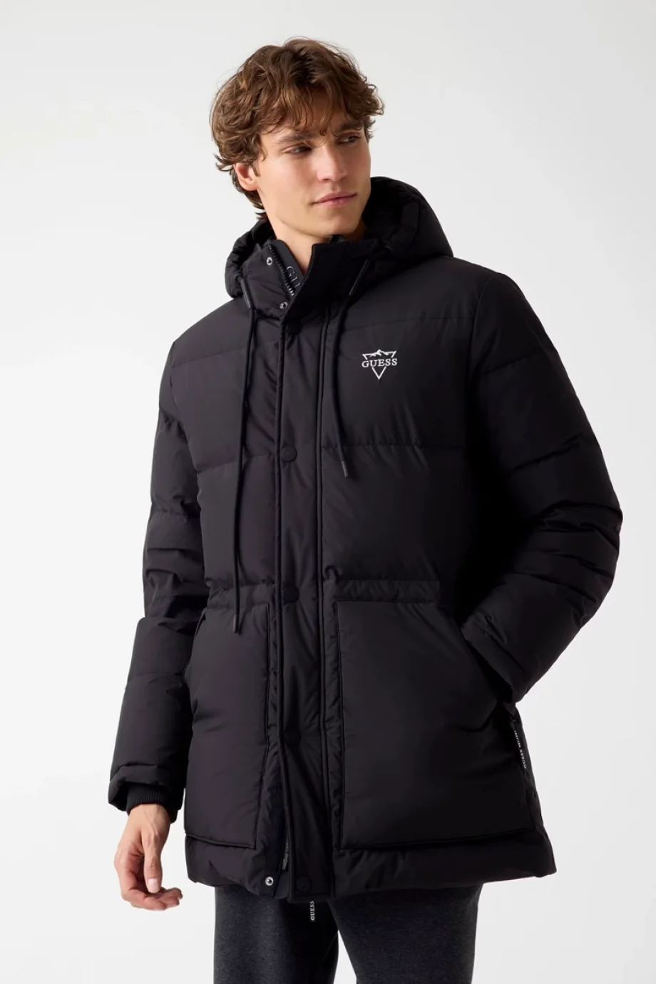 Guess Apres Erkek Siyah Mont M5BL0OW3282-JBLK