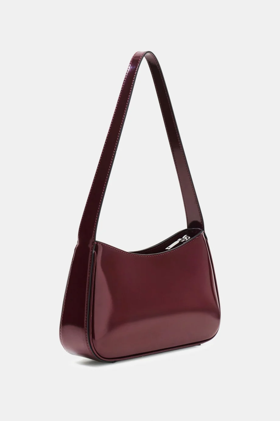 Guess Arnela Üstten Fermuarlı Omuz Kadın Bordo El Çantası HWNY9496170-BUR