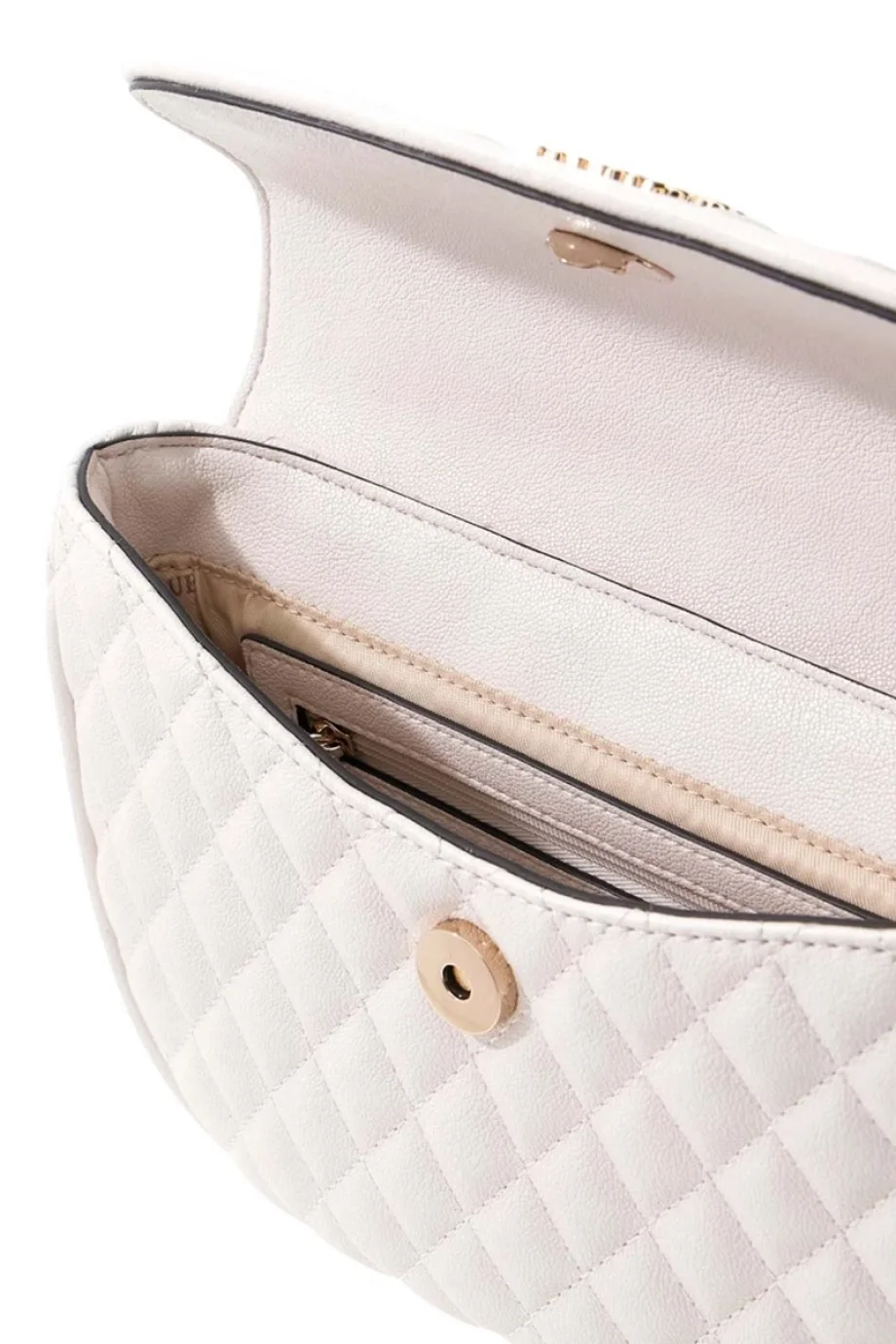 Guess Atabey Dönüştürülebilir Çapraz Askılı Kadın Beyaz Omuz Çantası HWQG9894210-OFF