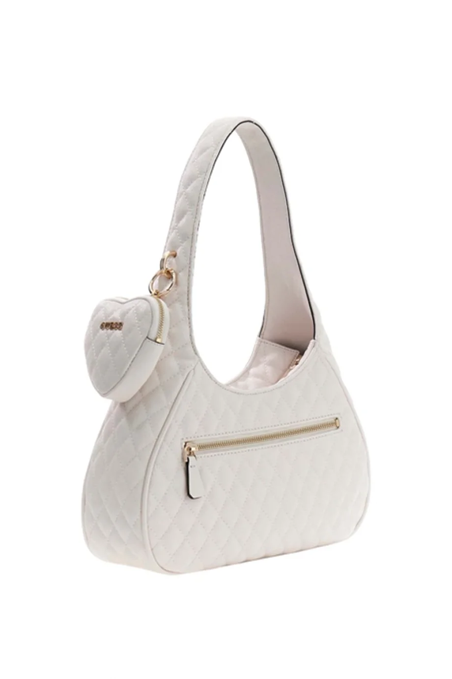 Guess Atabey Hobo Kadın Beyaz Omuz Çantası HWQG9894010-OFF