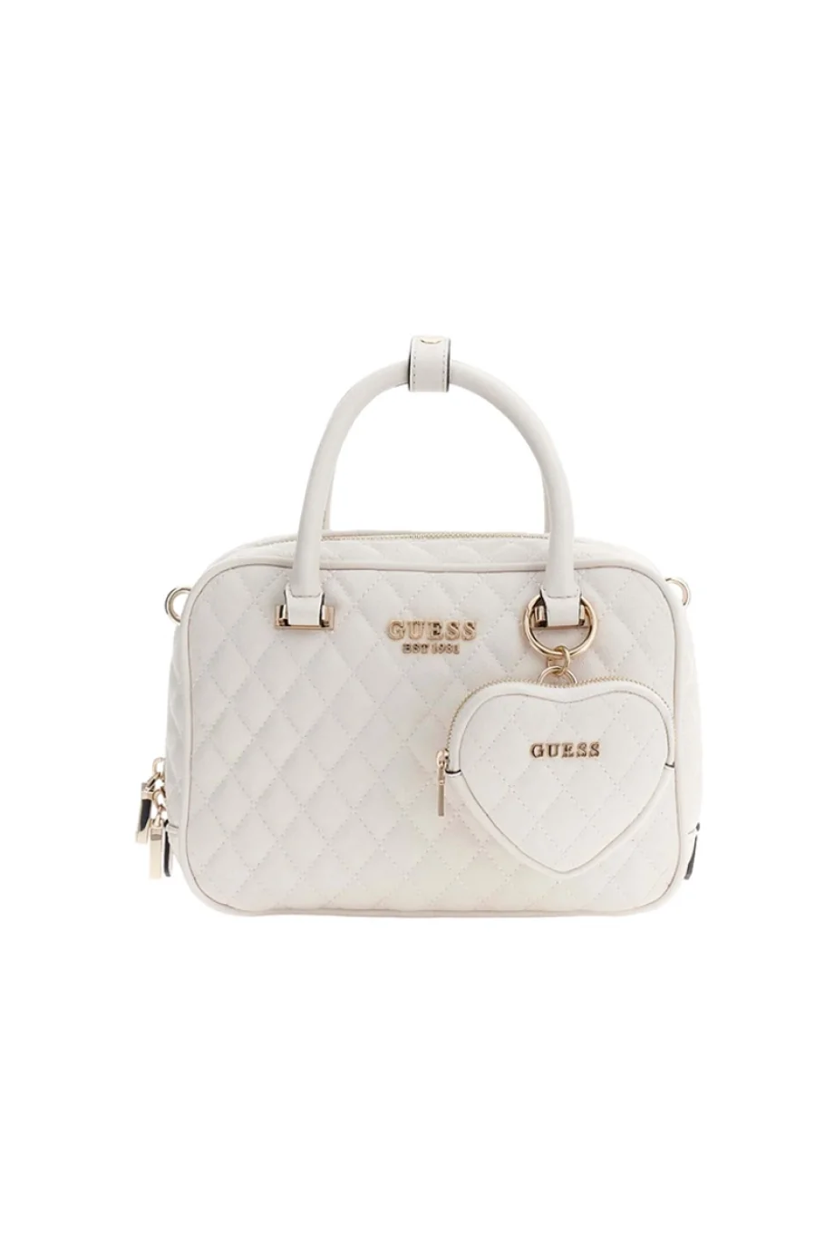 Guess Atabey Kutu Kadın Beyaz El Çantası HWQG9894050-OFF