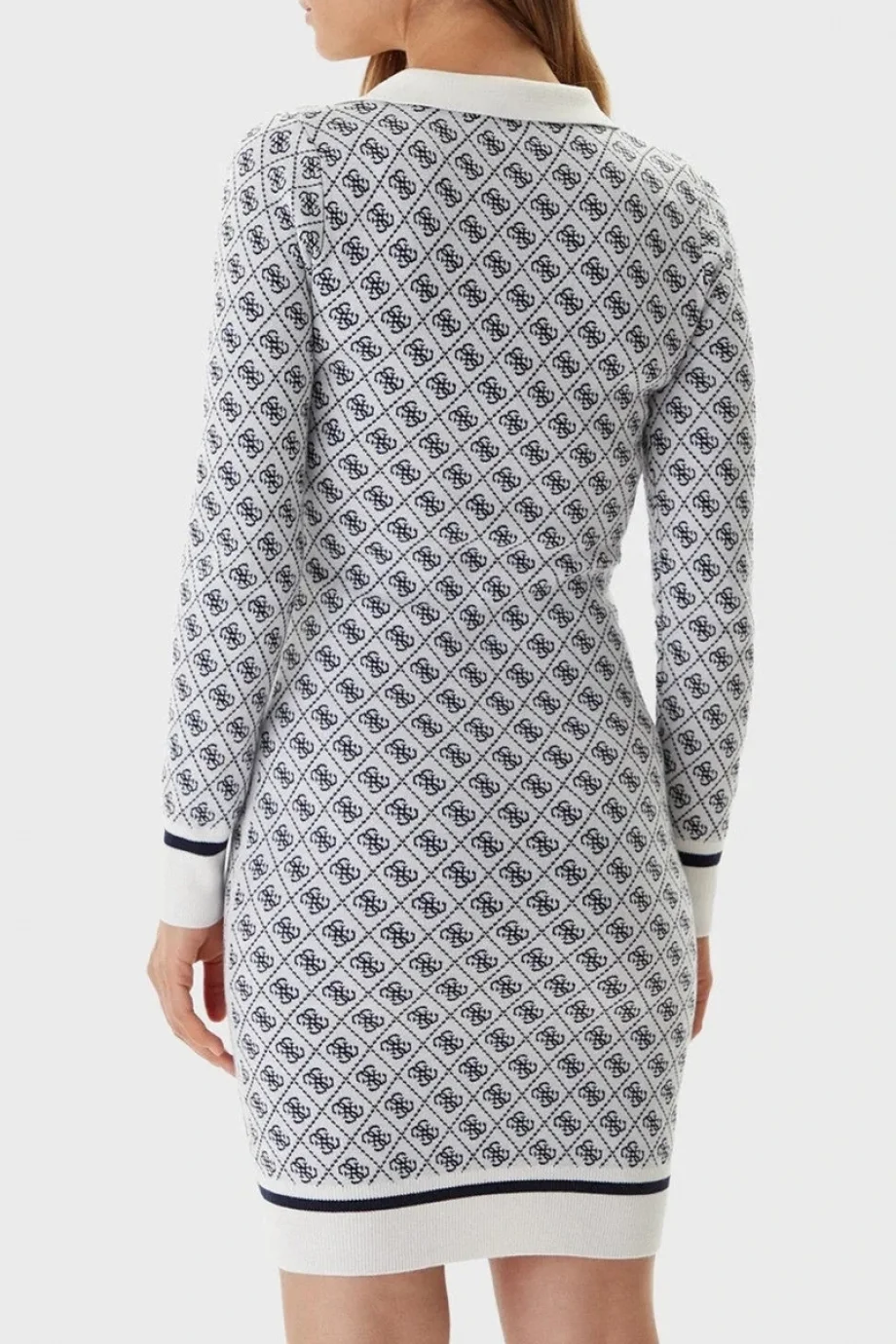 Guess Aubrey Kadın Çok Renkli Yün Karışımlı Triko Elbise W5BK25Z3JD2-F0YU