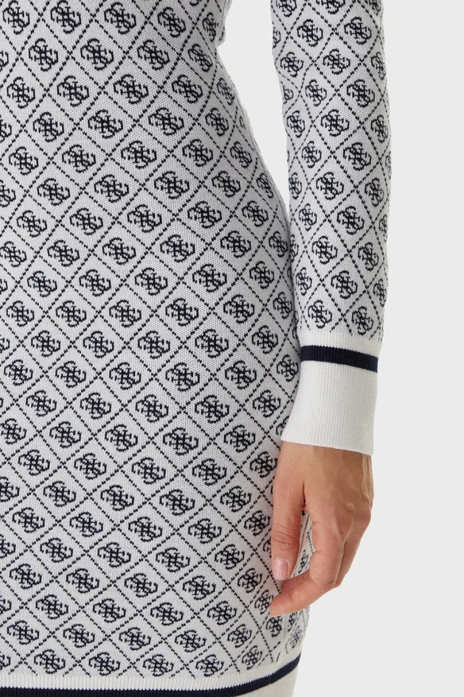 Guess Aubrey Kadın Çok Renkli Yün Karışımlı Triko Elbise W5BK25Z3JD2-F0YU