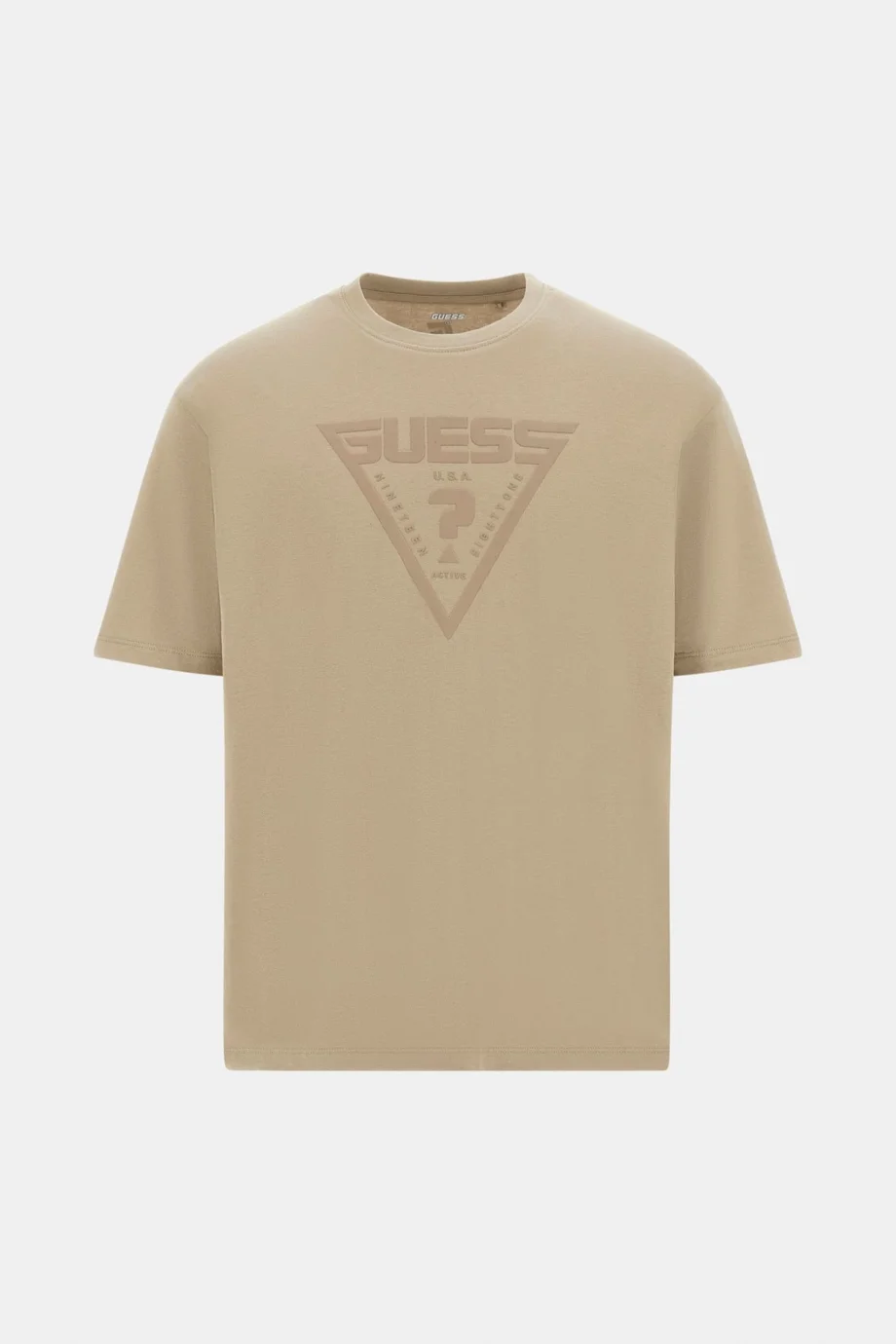 Guess Azha Bisiklet Yaka Büyük Beden Erkek Gri T-shirt Z4BI02I3Z14-G9I0