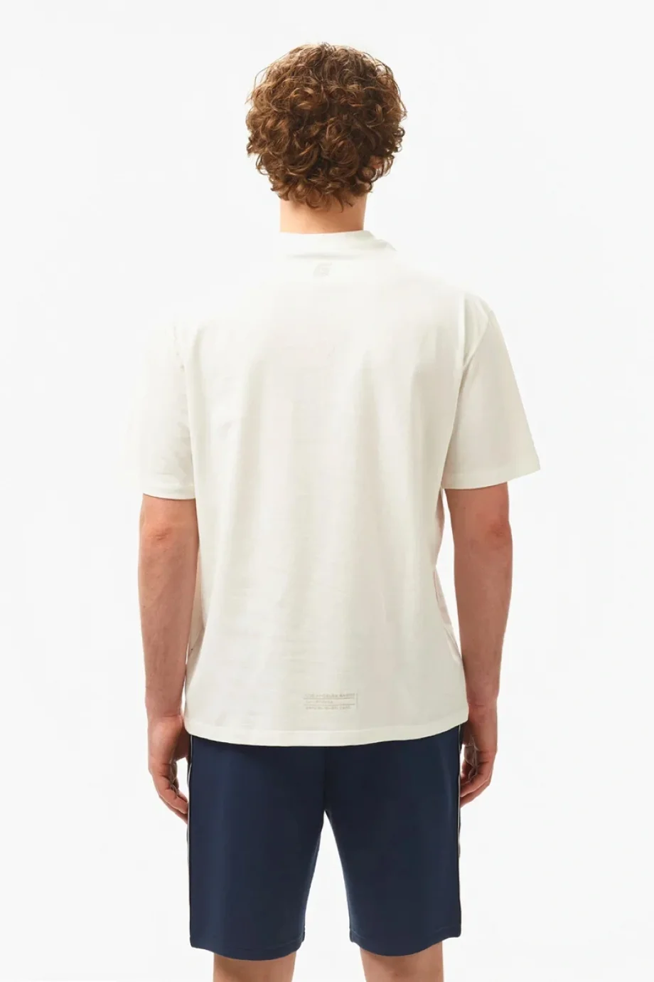 Guess Azha Erkek Beyaz Aktif Oversize Fit T-Shirt Z4BI02I3Z14-G018