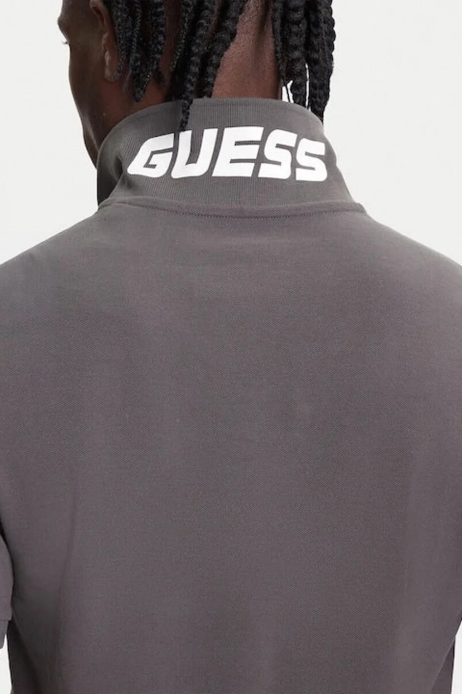 Guess Beppe Erkek Antrasit Aktif Slim Fit Polo T-Shirt Z5YP02K9WF1-G9I4