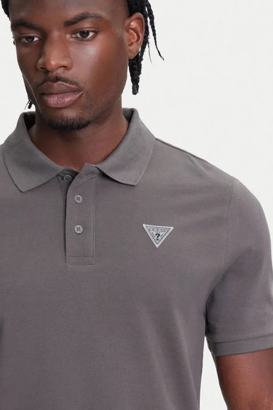 Guess Beppe Erkek Antrasit Aktif Slim Fit Polo T-Shirt Z5YP02K9WF1-G9I4