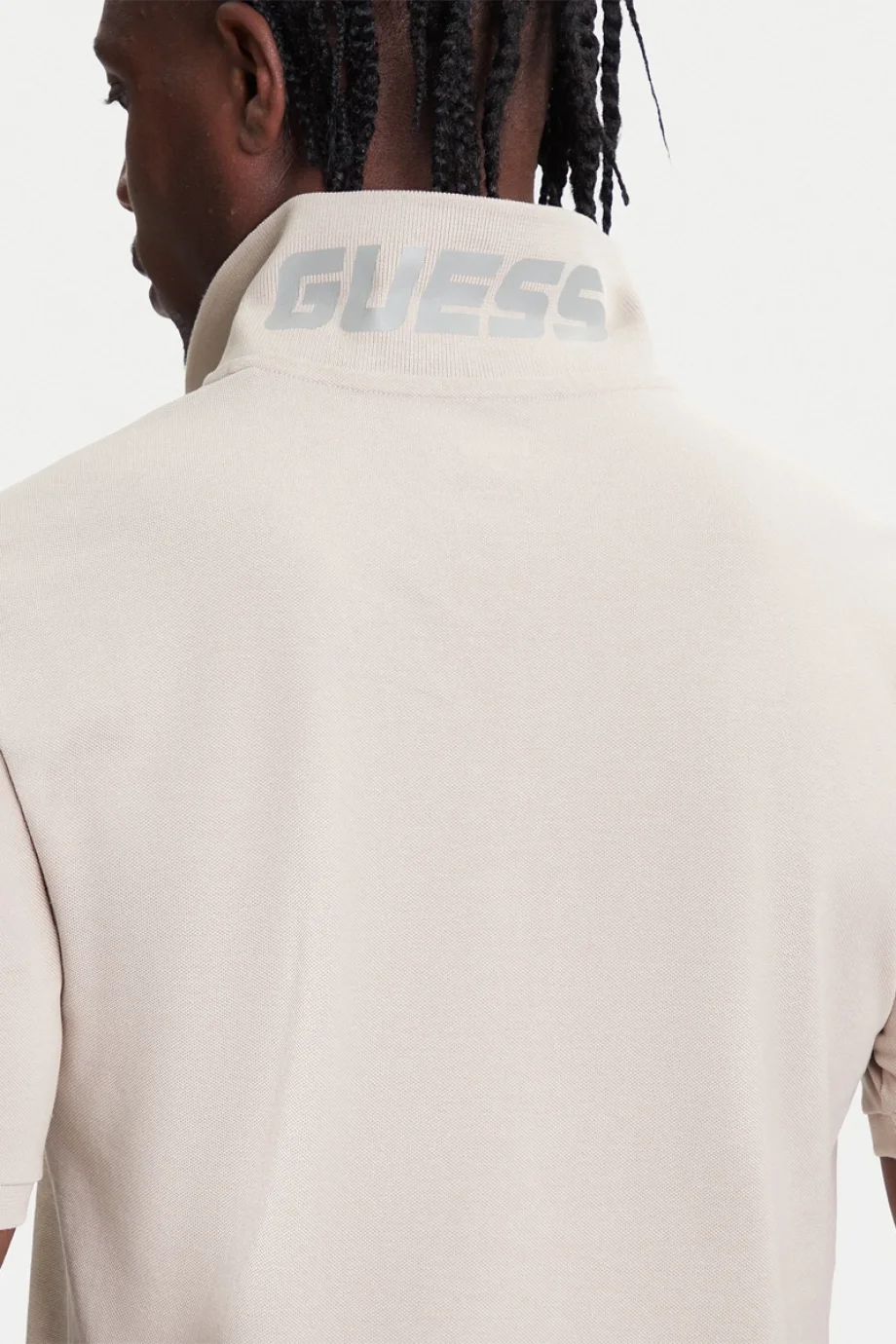 Guess Beppe Erkek Bej Aktif Slim Fit Polo T-Shirt Z5YP02K9WF1-G1CA