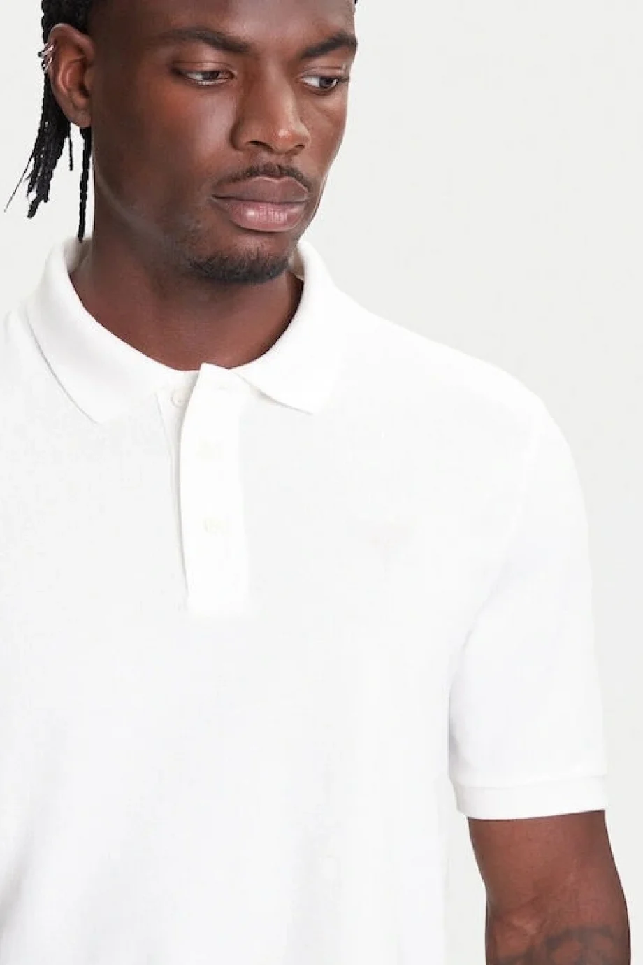 Guess Beppe Erkek Beyaz Aktif Slim Fit Polo T-Shirt Z5YP02K9WF1-G018