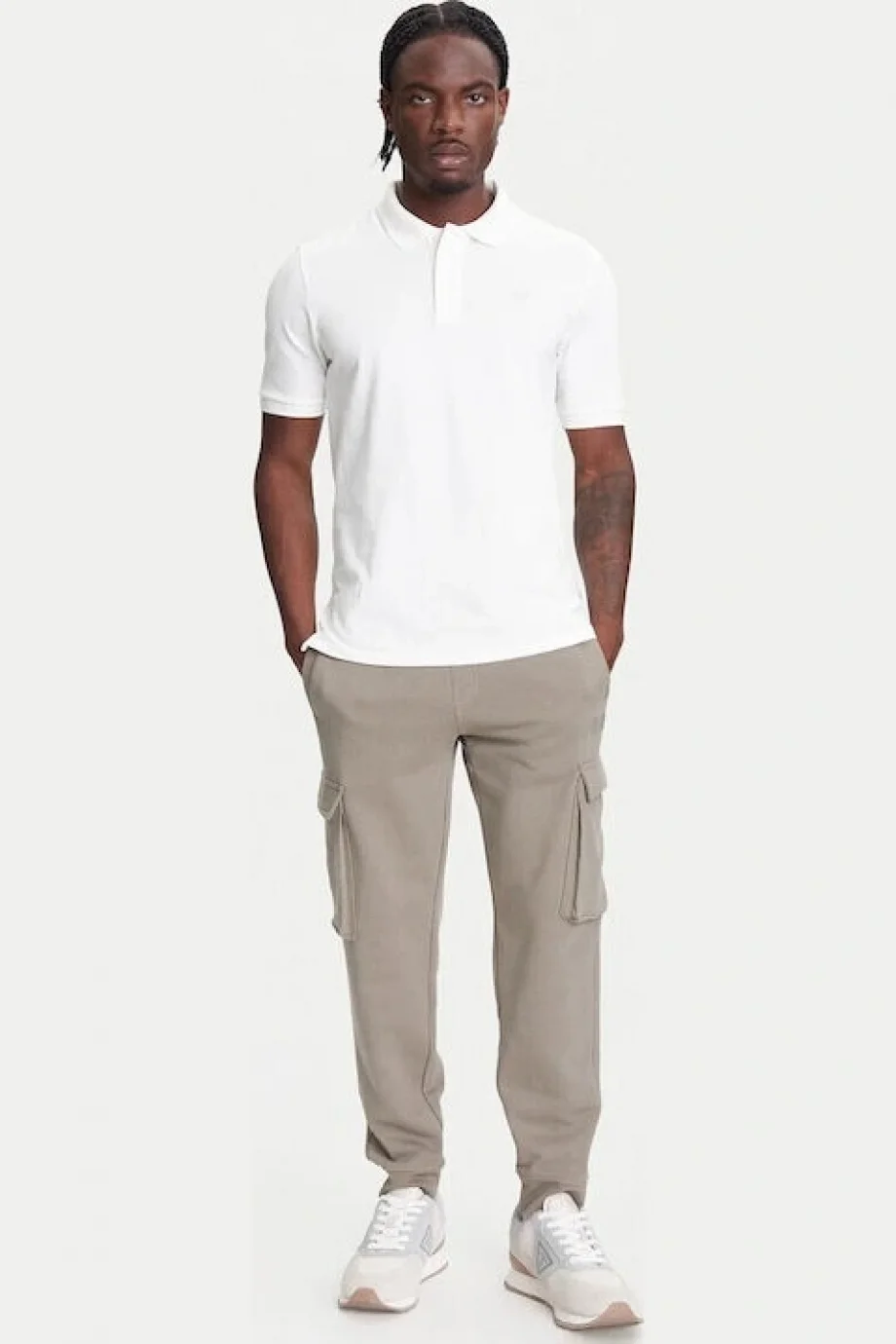 Guess Beppe Erkek Beyaz Aktif Slim Fit Polo T-Shirt Z5YP02K9WF1-G018