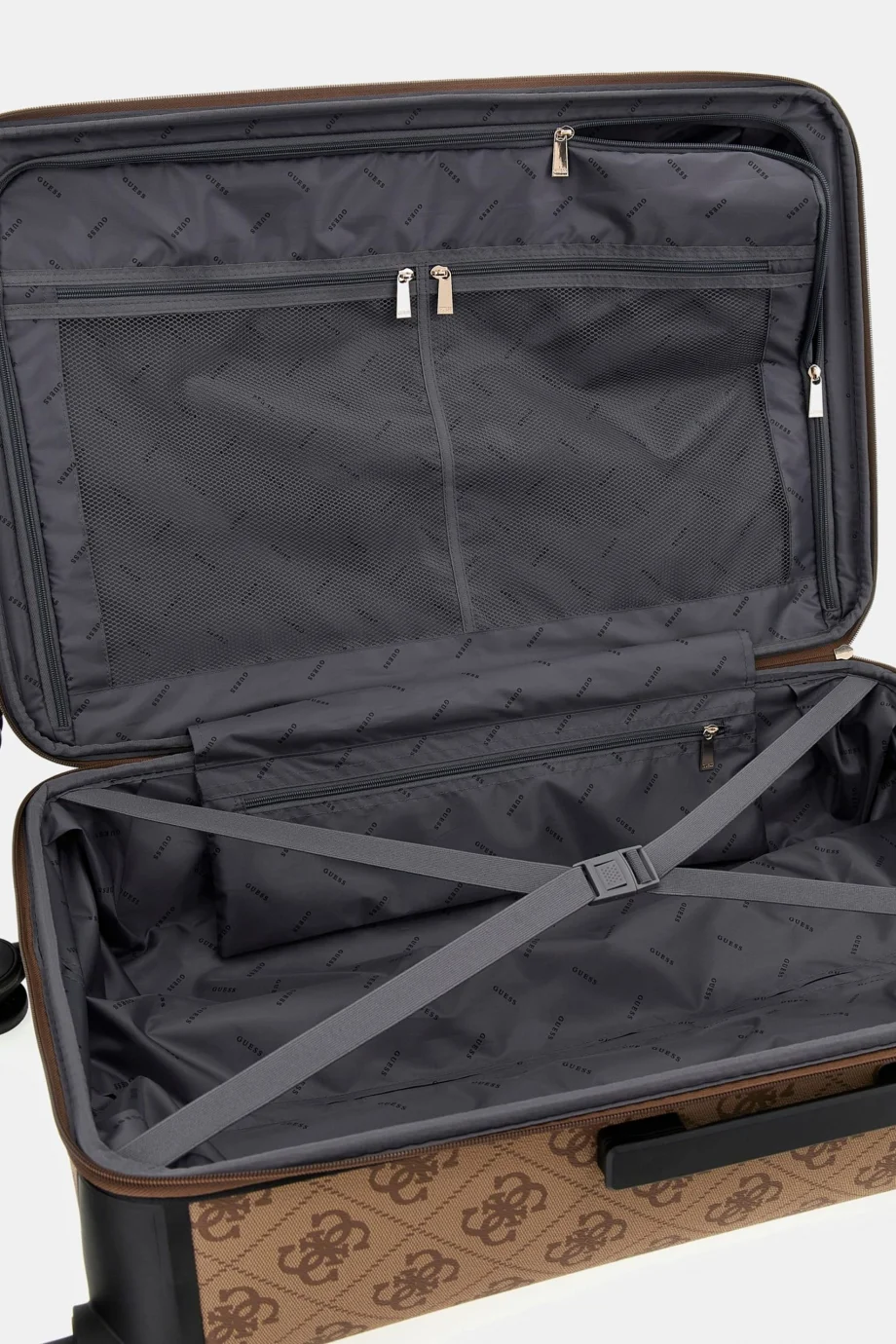Guess Berta Kadın Kahverengi Büyük Boy Valiz TWOB8688988-LGW