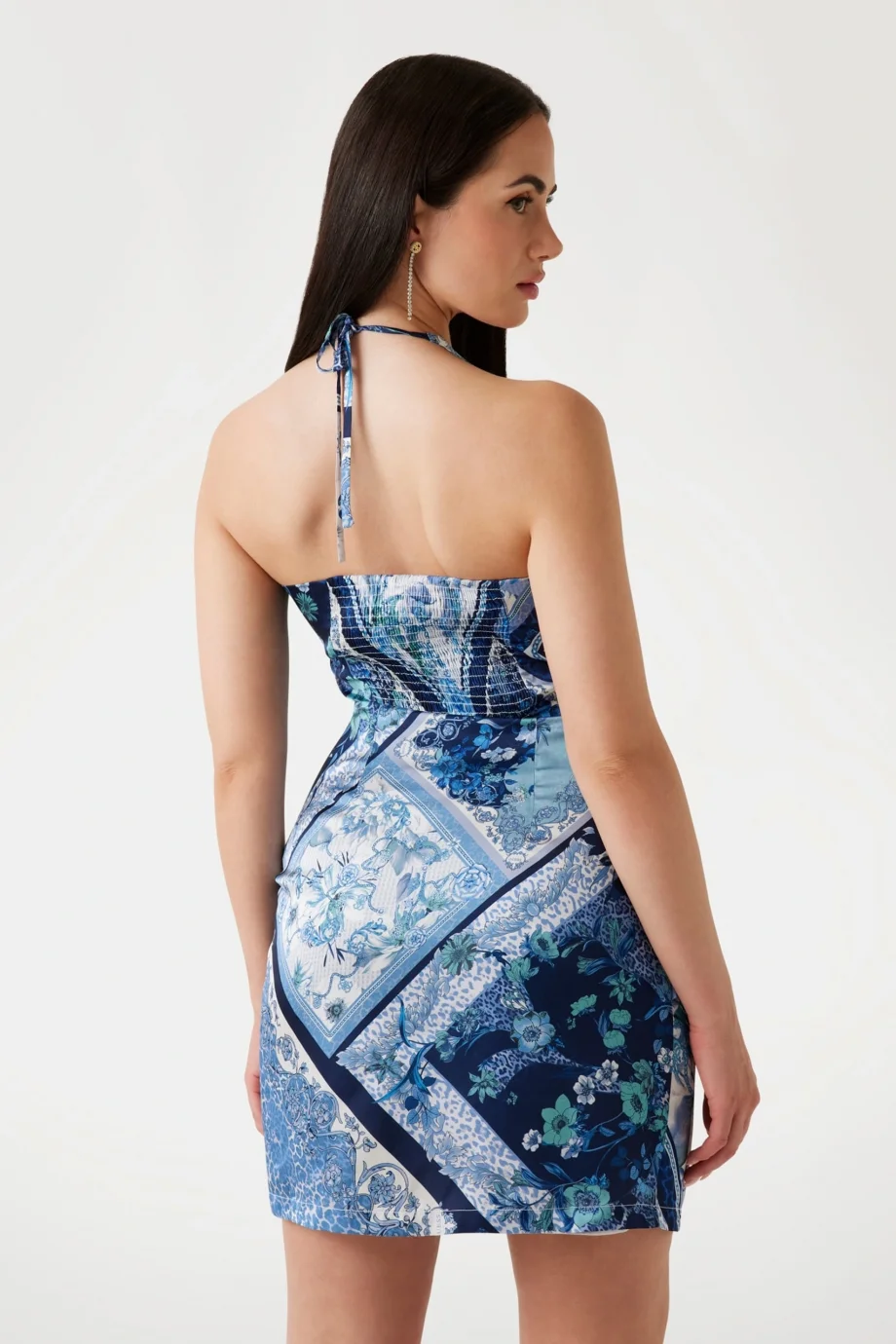 Guess Betty Kadın Çok Renkli Elbise W5PK12WI380-FBDP