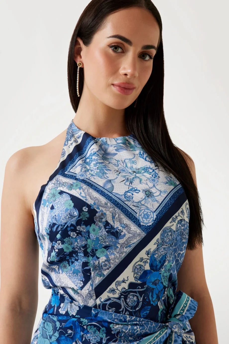 Guess Betty Kadın Çok Renkli Elbise W5PK12WI380-FBDP