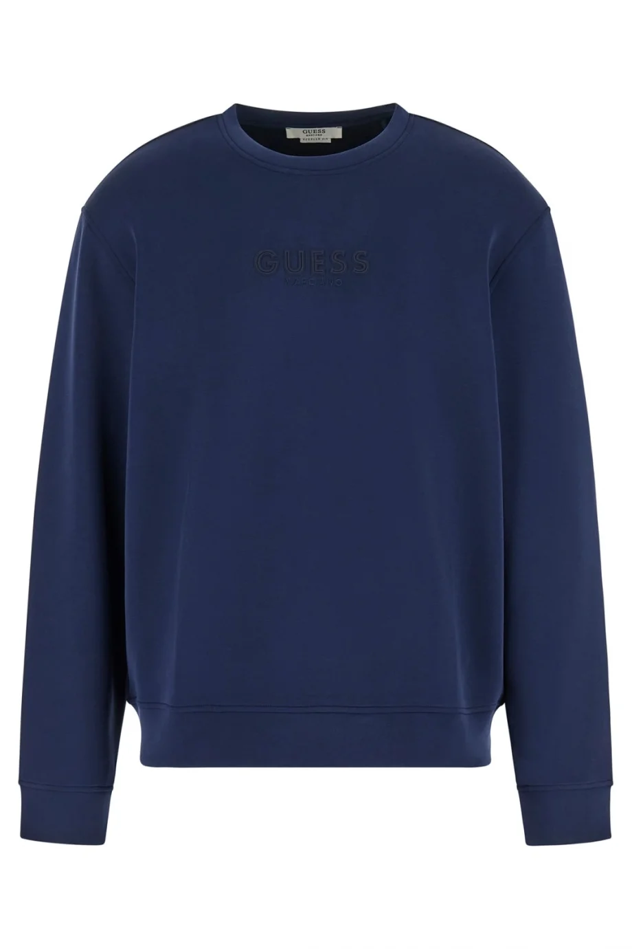 Guess Bisiklet Yaka Uzun Kollu Scuba Luxe Erkek Siyah Sweatshirt M6RQ42KAYM2-G7DC