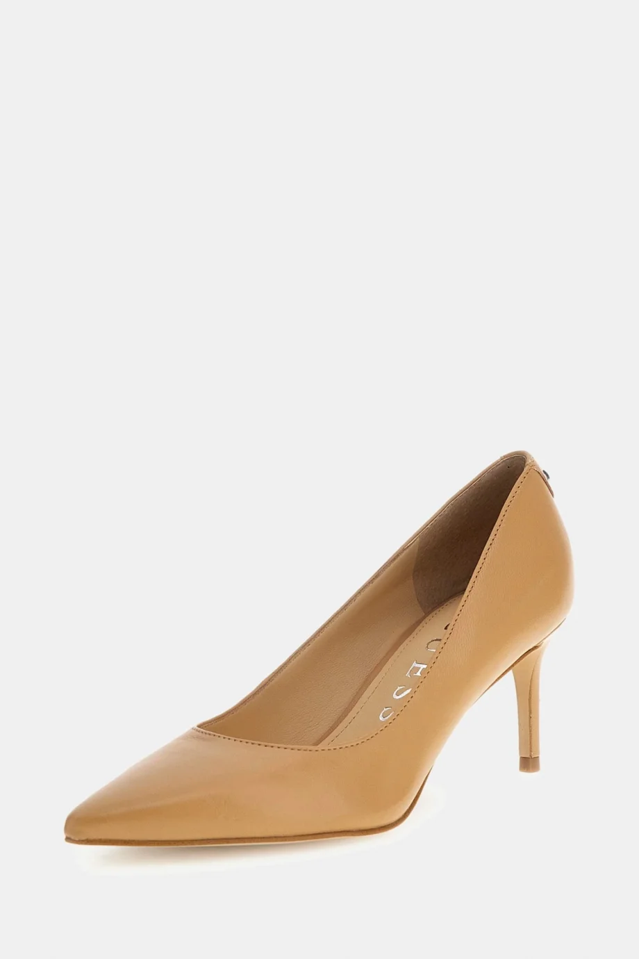 Guess Bravo4 Kadın Gri Deri Topuklu Ayakkabı FLPBV4LEA08-SAND