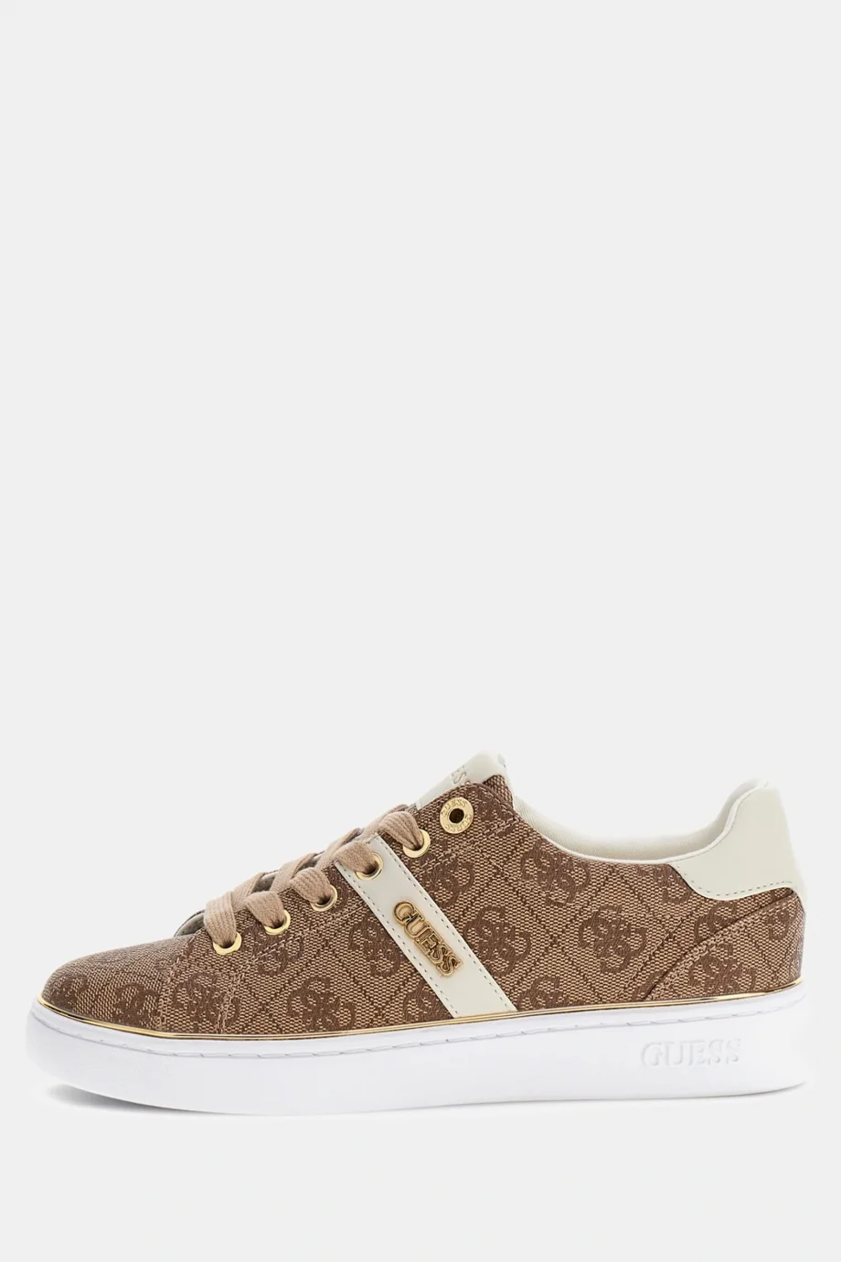 Guess Britz Kadın Bej Sneaker FLFBTZFAL12-BEIGE