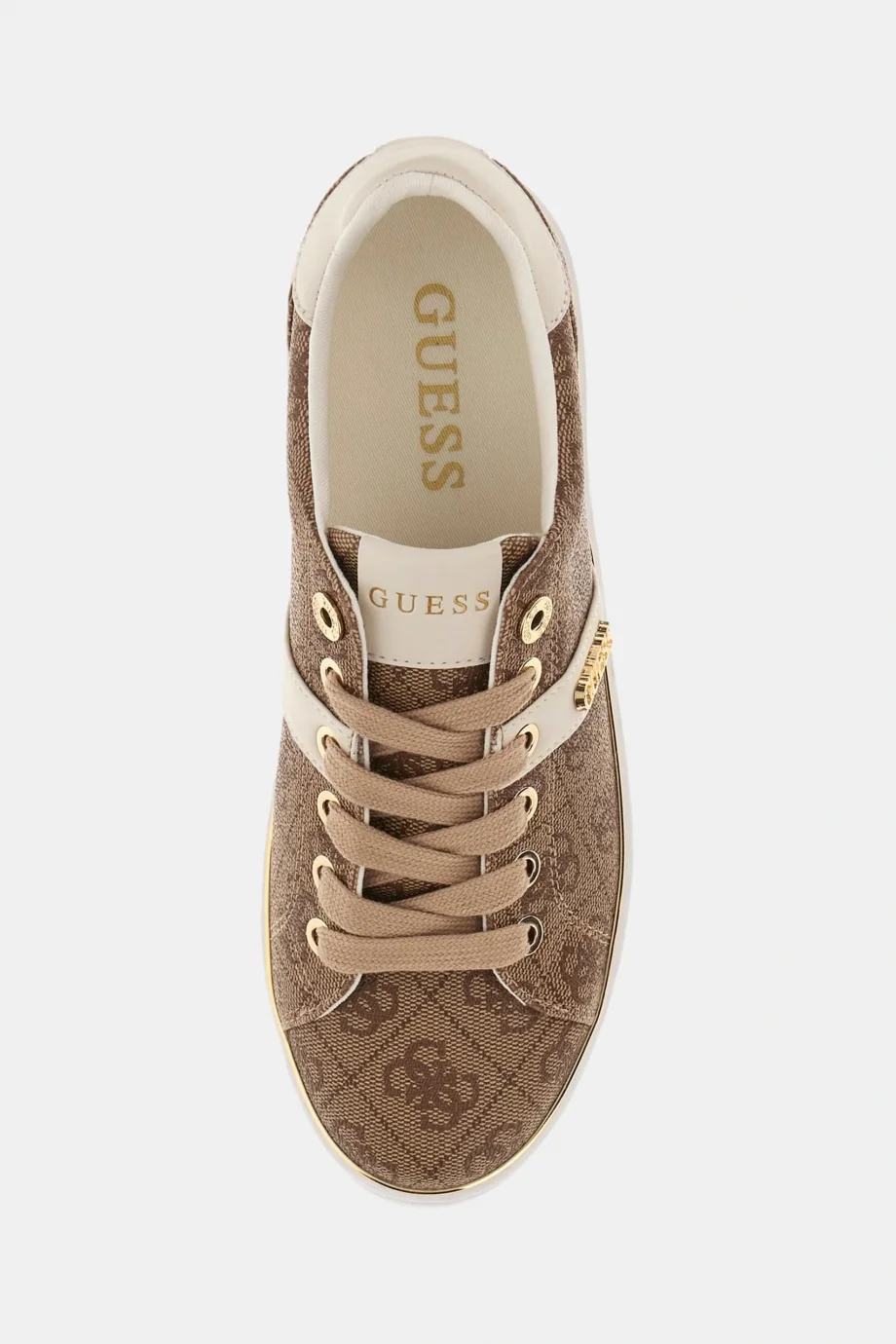 Guess Britz Kadın Bej Sneaker FLFBTZFAL12-BEIGE