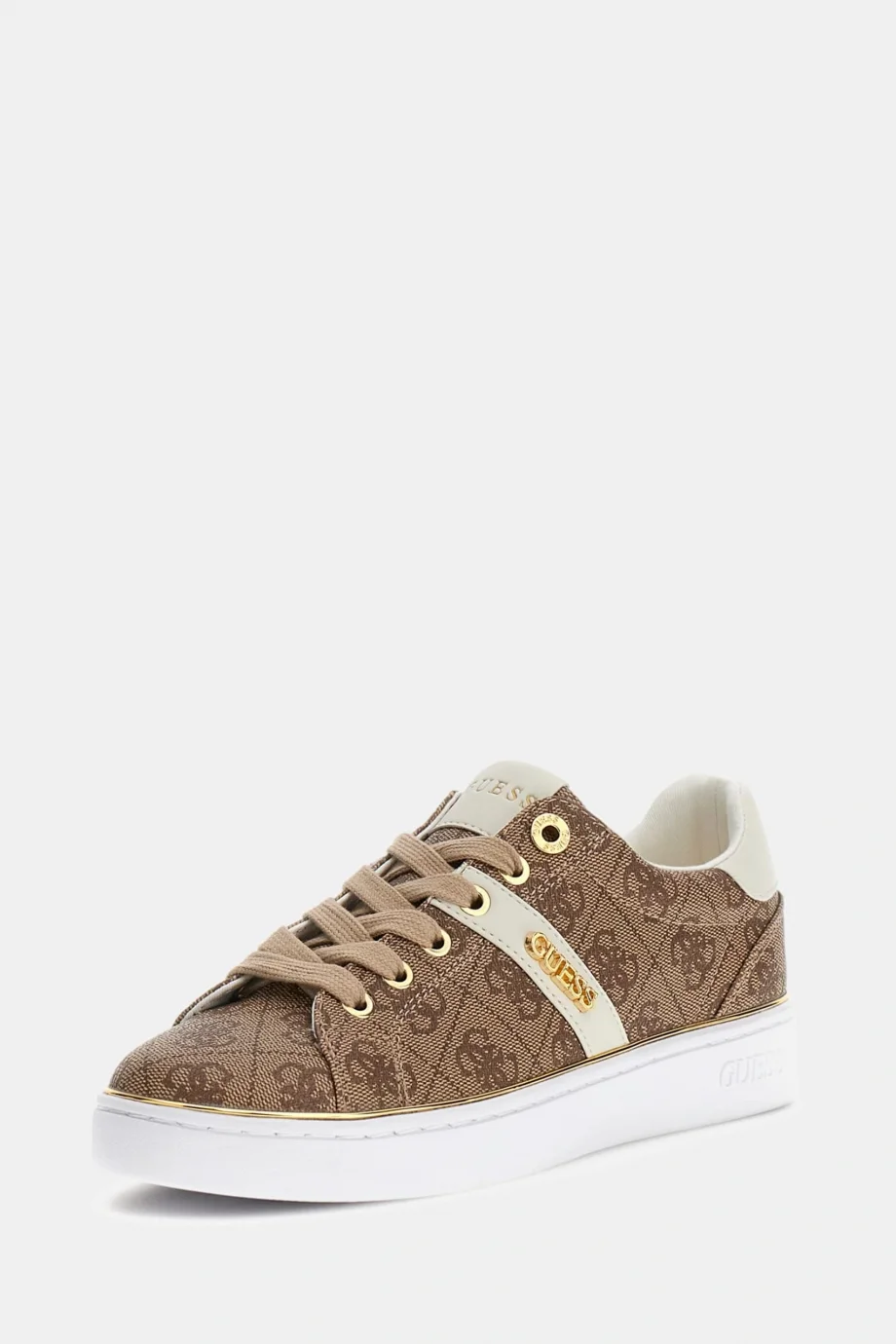 Guess Britz Kadın Bej Sneaker FLFBTZFAL12-BEIGE