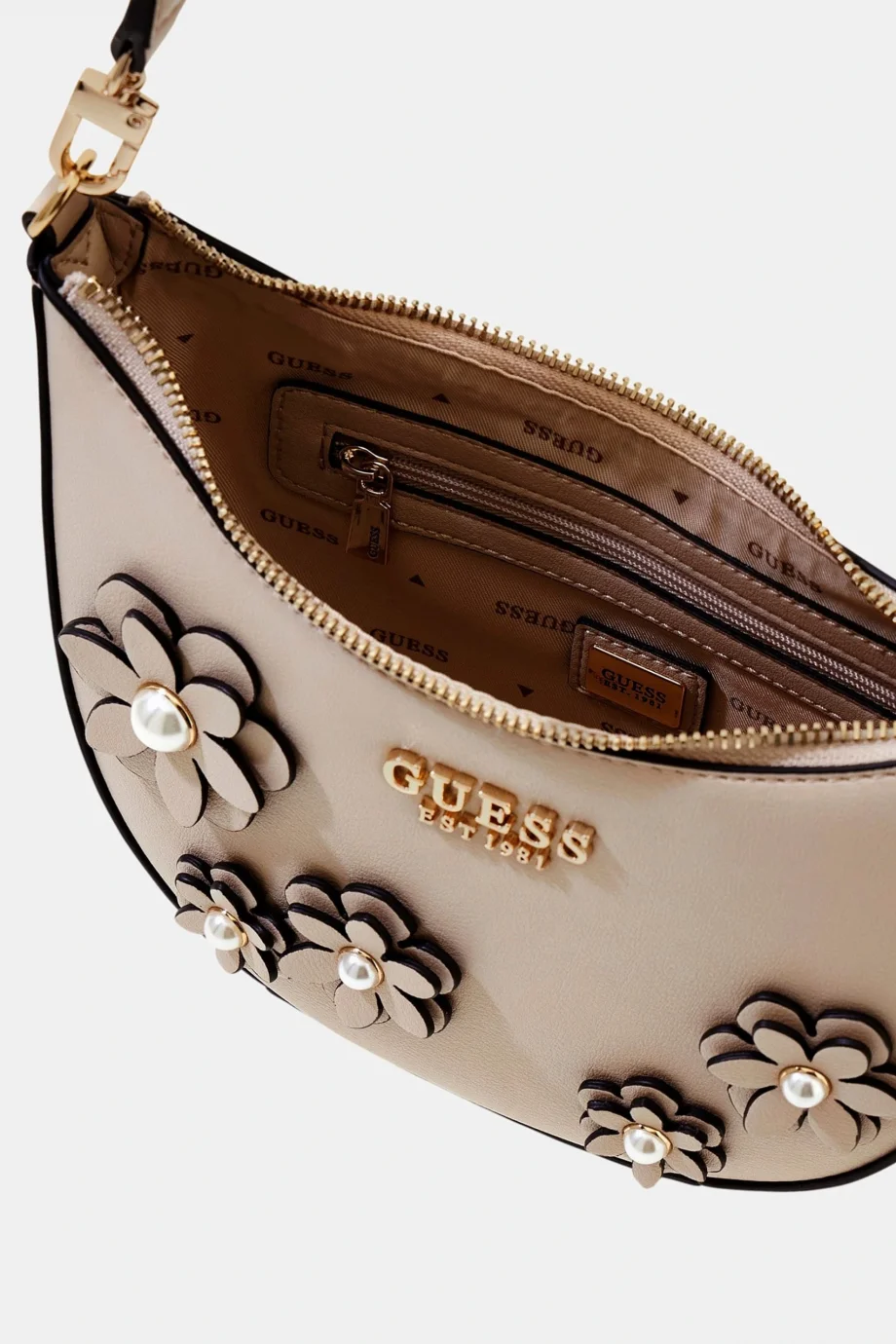 Guess Calista Kadın Krem El Çantası HWBG7330720-SIT