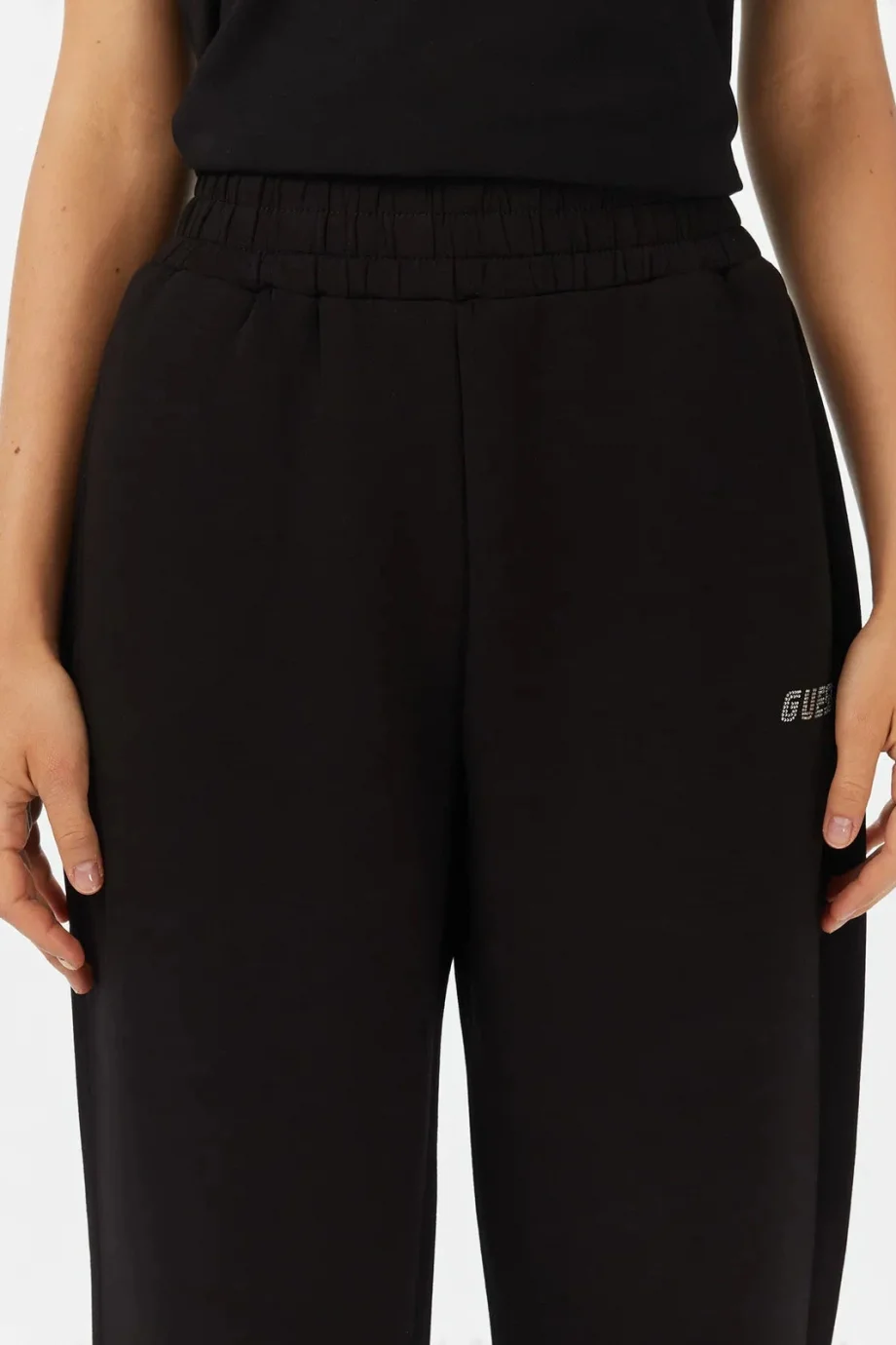 Guess Cecilia Kadın Siyah Aktif Scuba Eşofman Altı V4BB13K7UW2-JBLK