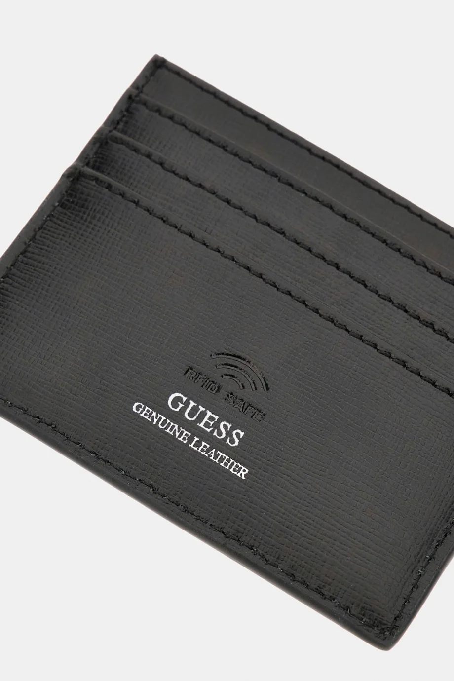 Guess Certosa Erkek Siyah Deri Kartlık SMCSLELEA25-BLA