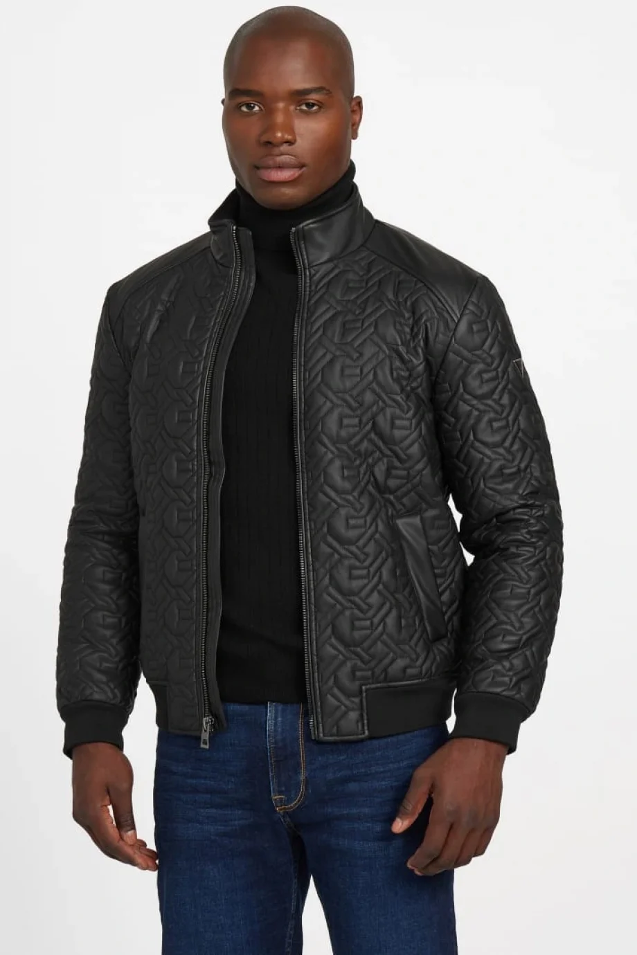 Guess Chain Erkek Siyah Ceket M5BL2EW1050-JBLK