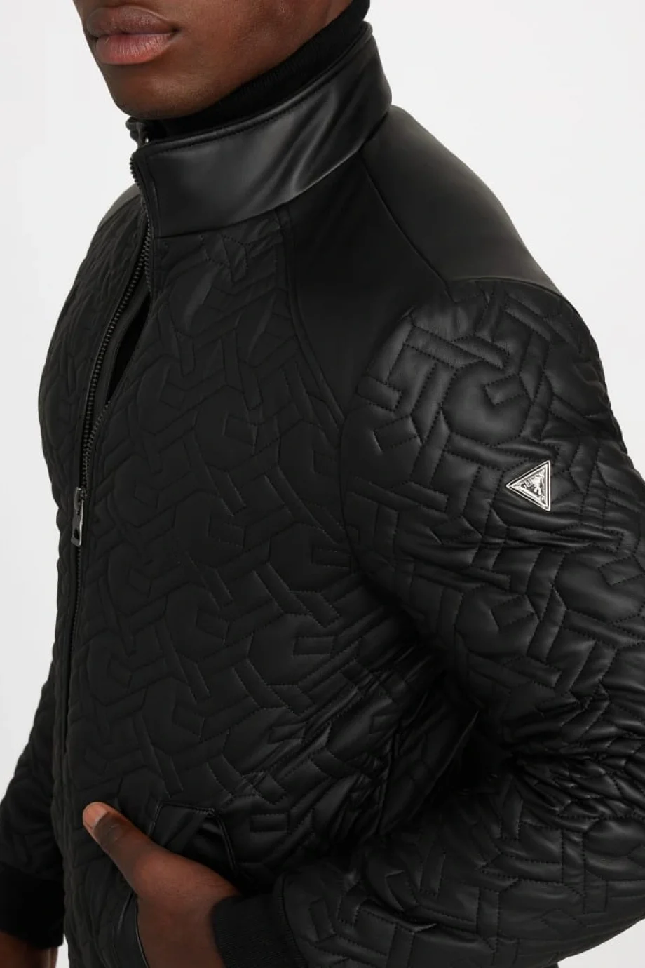 Guess Chain Erkek Siyah Ceket M5BL2EW1050-JBLK