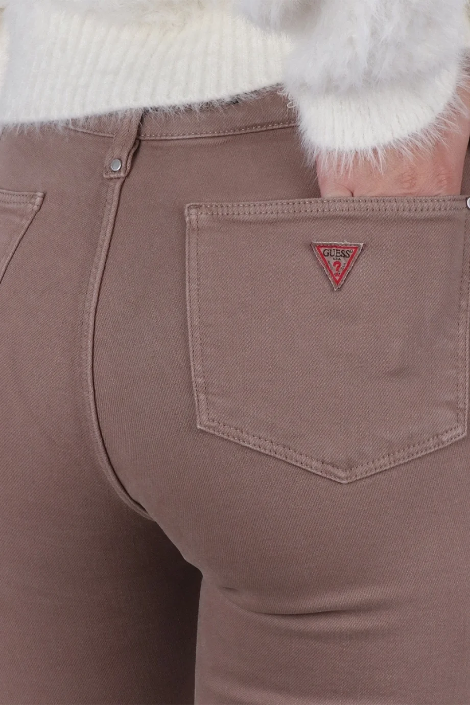 Guess Charlie Kadın Pembe Relaxed Fit Pantolon W5YA74WHFP1-G133