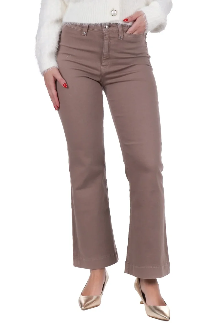 Guess Charlie Kadın Pembe Relaxed Fit Pantolon W5YA74WHFP1-G133