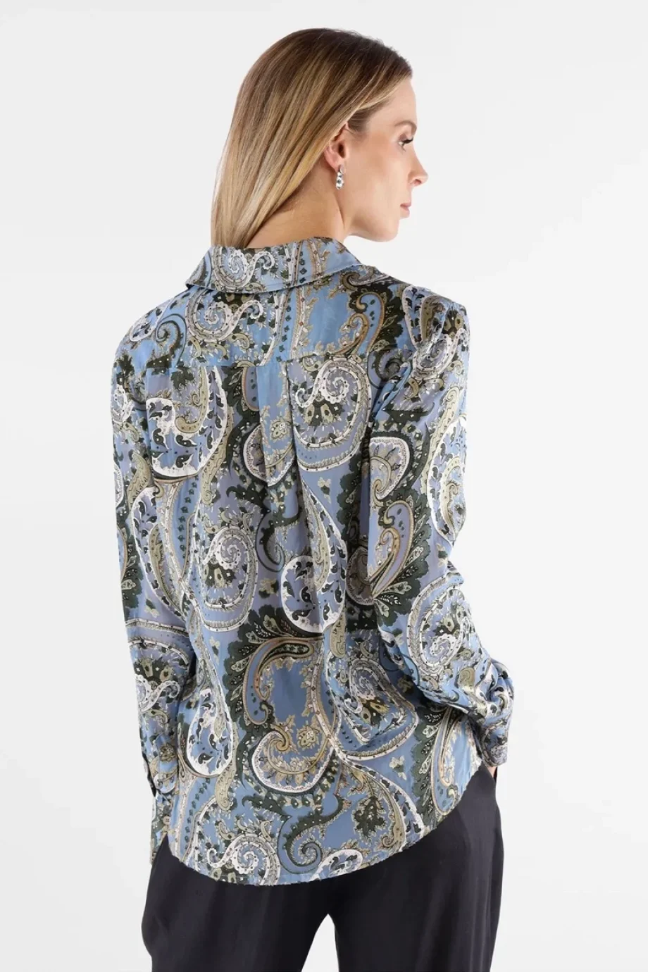 Guess Clarisse Kadın Çok Renkli Relaxed Fit Gömlek W5BH78W2770-PB0P