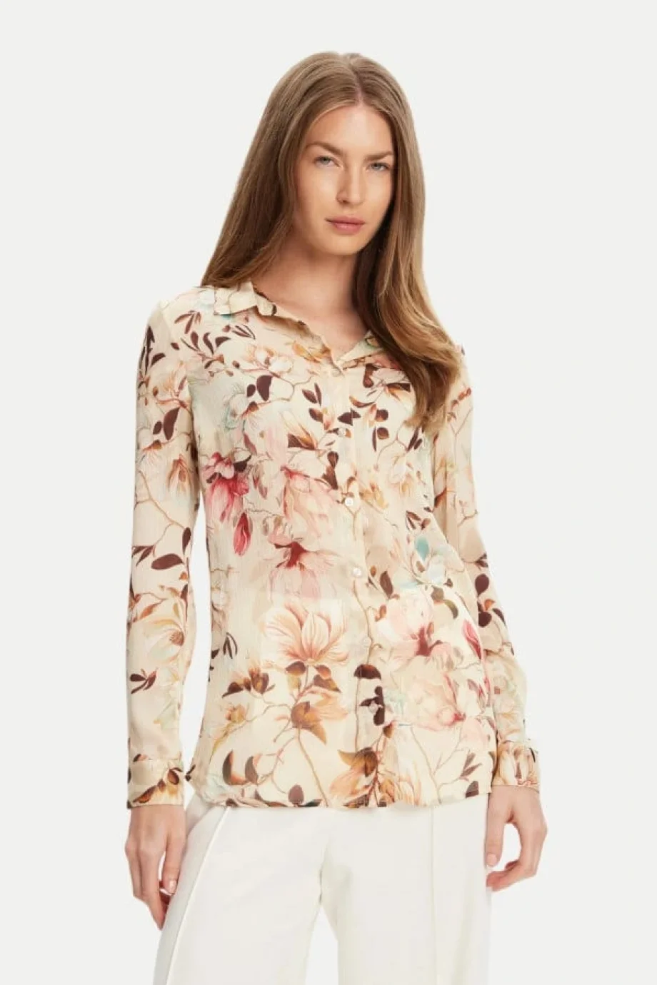 Guess Clouis Kadın Çok Renkli Relaxed Fit Gömlek W5YH0XWDW82-P1MN