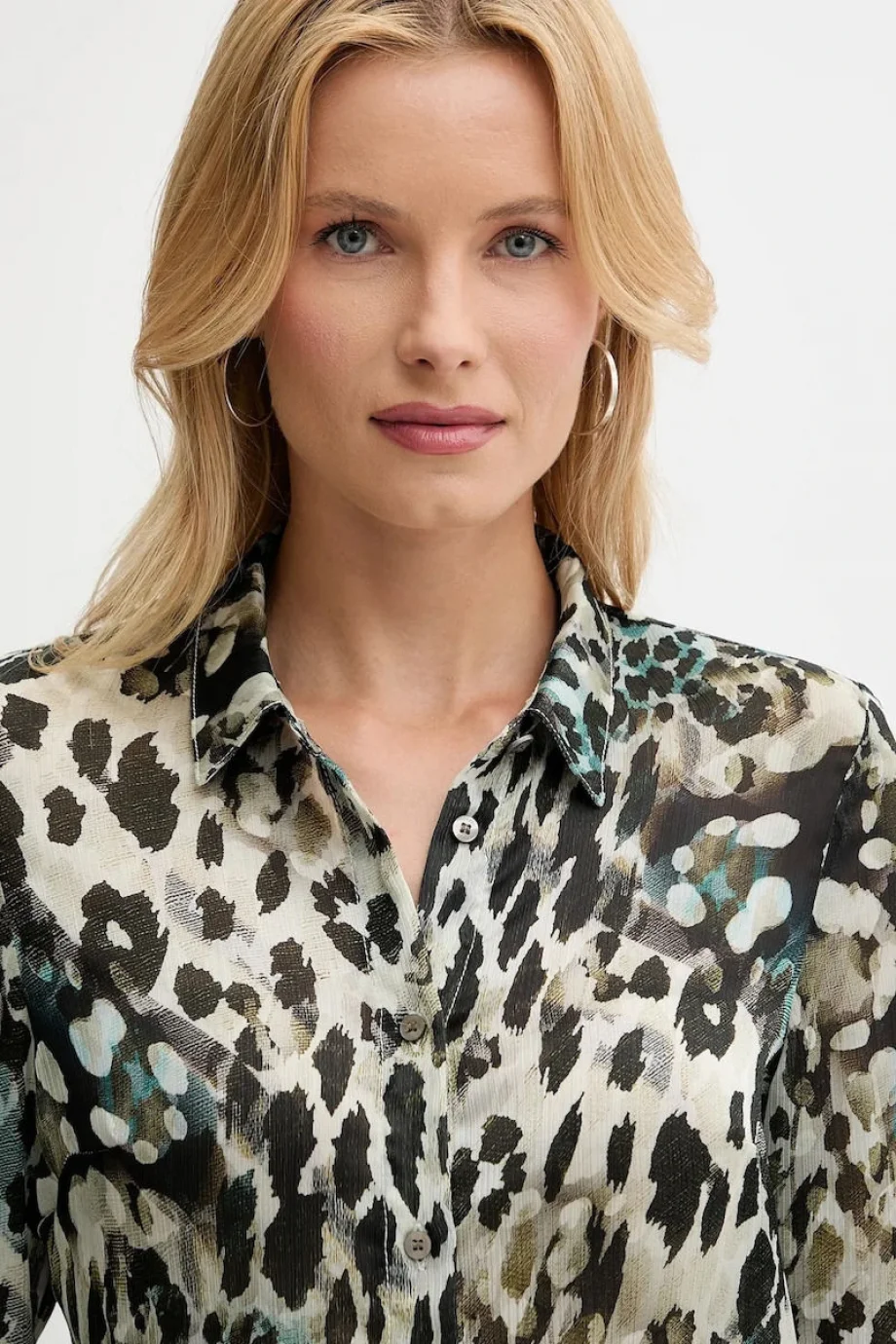 Guess Clouis Kadın Çok Renkli Relaxed Fit Gömlek W5YH0XWDW82-PJ1R