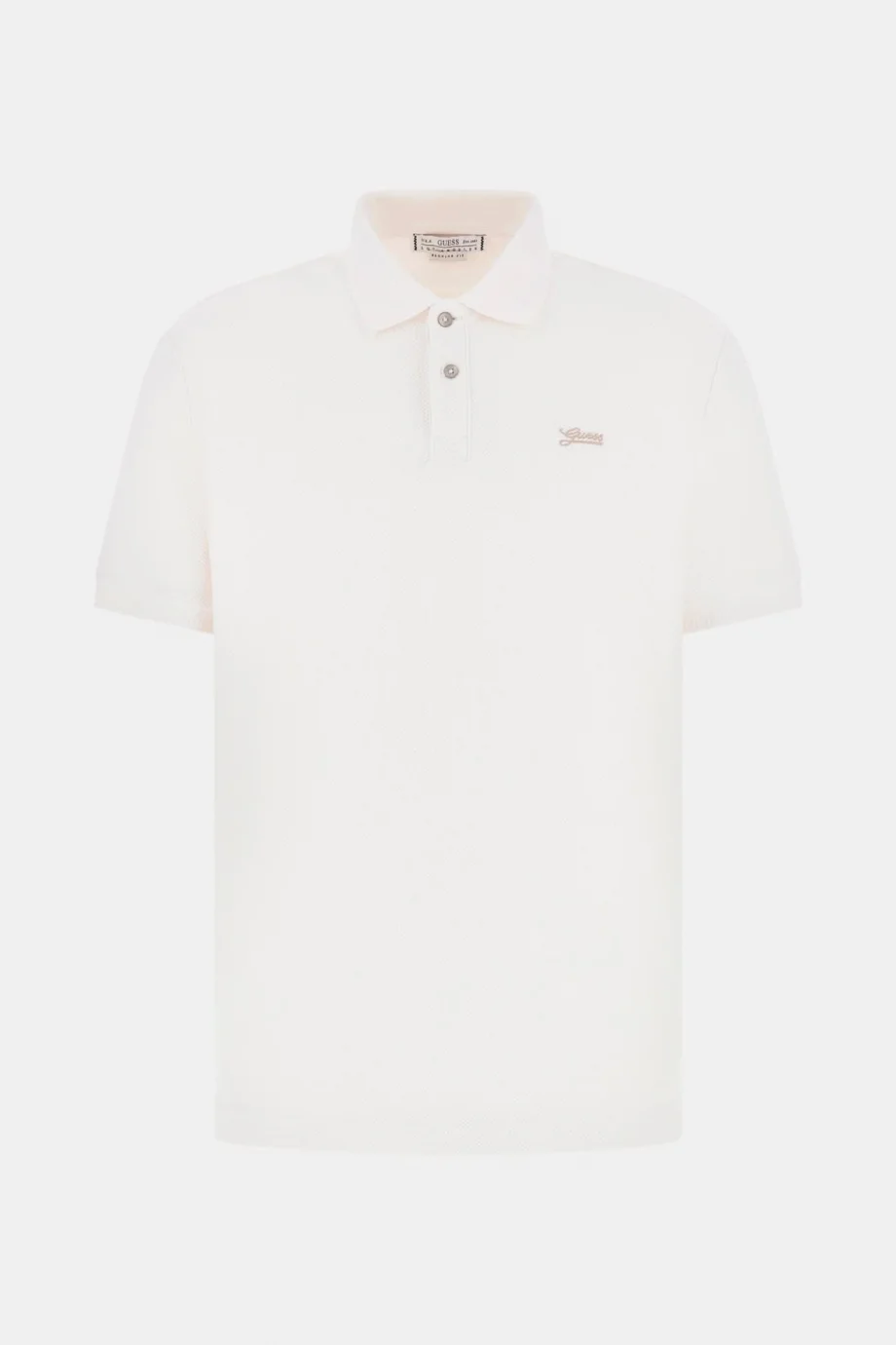Guess Cotton Erkek Beyaz Regular Fit Polo T-Shirt M5BP05K0891-G018