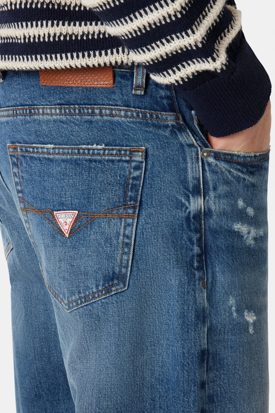 Guess Damon Erkek Mavi Jeans M6RA82D6771-FR0N