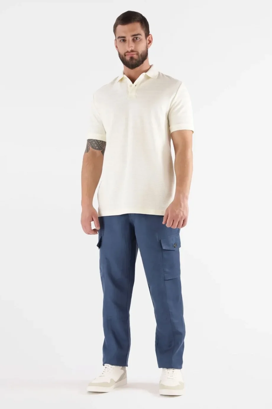 Guess Designed Erkek Beyaz Regular Fit Polo T-Shirt M5YP01KCXZ1-G047